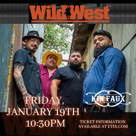 Kin Faux Plays Wild West in Cedar Park, TX!, Wild West Cedar Park, 19 ...