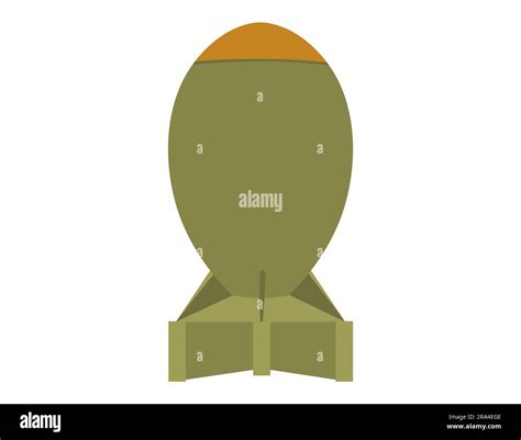 Illustration of atomic weapon on white background Stock Photo - Alamy