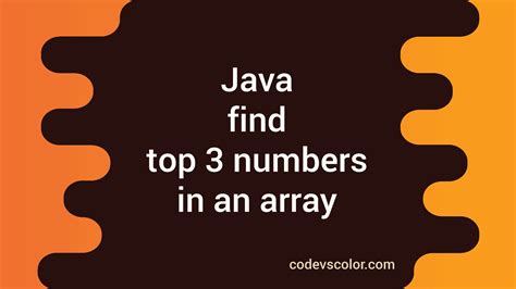 Image result for How to Return Array Numbers Java