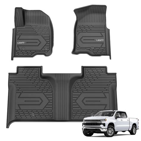 LASFIT LINERS GMC Sierra 1500 Crew Cab 2019-2024 Custom Fit Floor Mats ...