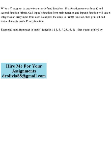 Writing a Program in Functions in C 的图像结果