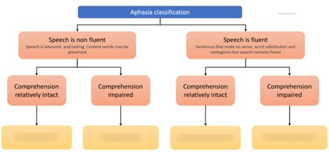 Image result for Aphasia Classification Chart