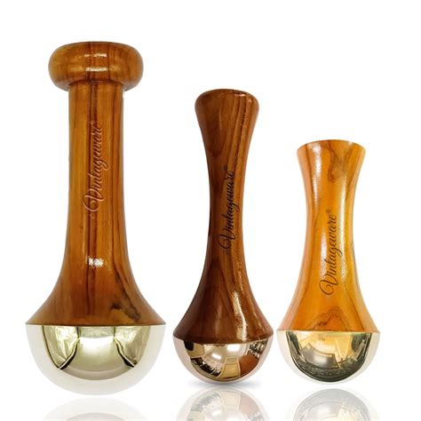 Kansa Wand Set of 3 – Ayurvedic Facial & Body Massage Tools for – Vintageware