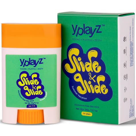 YplayZ Slide & Glide Deo Stick for Kids & Teens (11–18 Yrs) | Jasmine Musk Scent | 8+ Hr Odor ...
