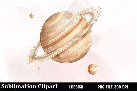 Saturn Planet Clipart PNG Graphic by Vertex · Creative Fabrica