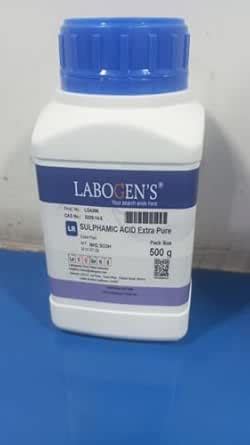 SULPHAMIC ACID LR 500GM (amido sulphonic acid), Assay : Min. 99% NH2 ...