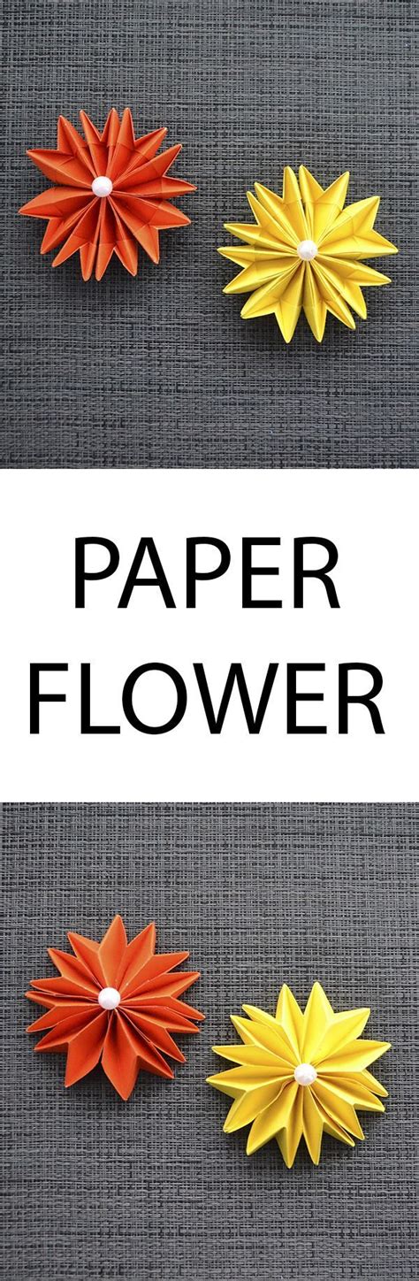 Image result for Paper Flower Origami Tutorial
