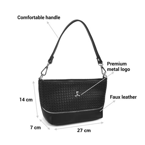 Buy Mochi Women Black Hand Bags Shoulder Bag Online | SKU: 66-560-11-10 ...