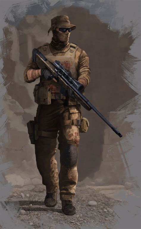 Modern Soldier Concept Art