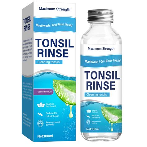Tonsil Stone Remover, Dry Mouth Mouthwash Oral Rinse Liquid to Soothe ...