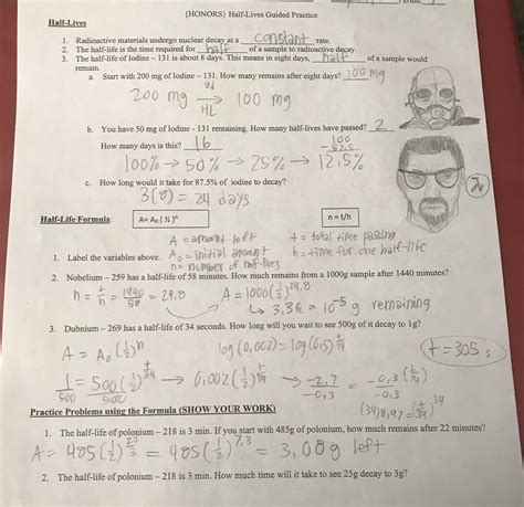 Image result for Solving Half-Life Problems