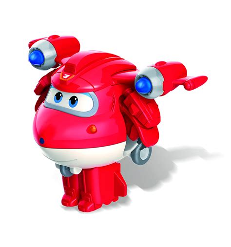 Buy Super Wings EU740041 Jett Supercharged Transform-A-Bots Character ...