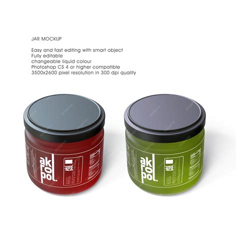 Jar mock up | Premium PSD