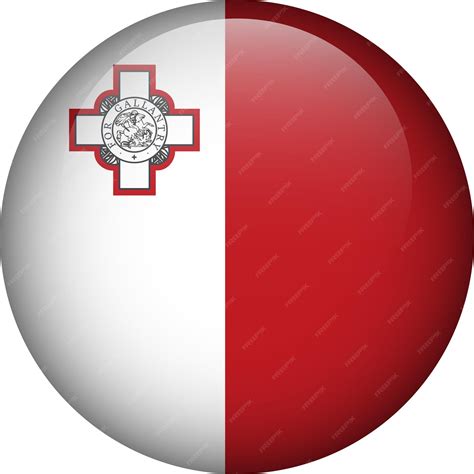 Premium Vector | Malta flag button emblem of malta vector flag symbol ...