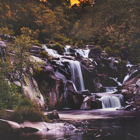 Download wallpaper 2780x2780 waterfall, cascades, stones, rocks, nature ...