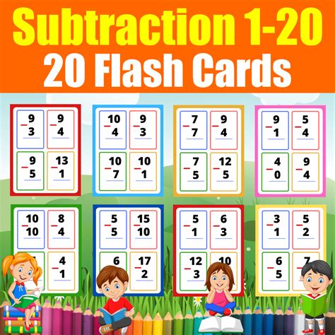Printable flash card for math first grade - seryfolder