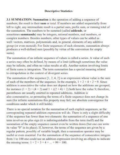 Image result for Summation Examples
