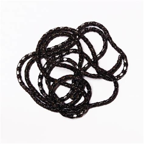 Buy Metal Round Style Jet Black Color Chain & embroidery materials ...