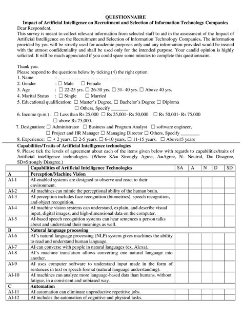Impact of Artificial Intelligence on Recruitment and Selection of ...