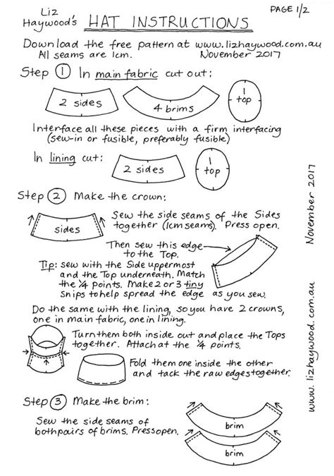 Image result for Hat Tutorial Pattern Costume