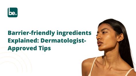 Barrier-friendly ingredients Explained: Dermatologist-Approved ...