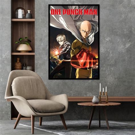 One Punch Man Poster - Genos & Saitama, on Close Up