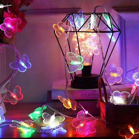 Party Propz Butterfly Lights for Decoration - 4 meter, 14 Led Lights ...