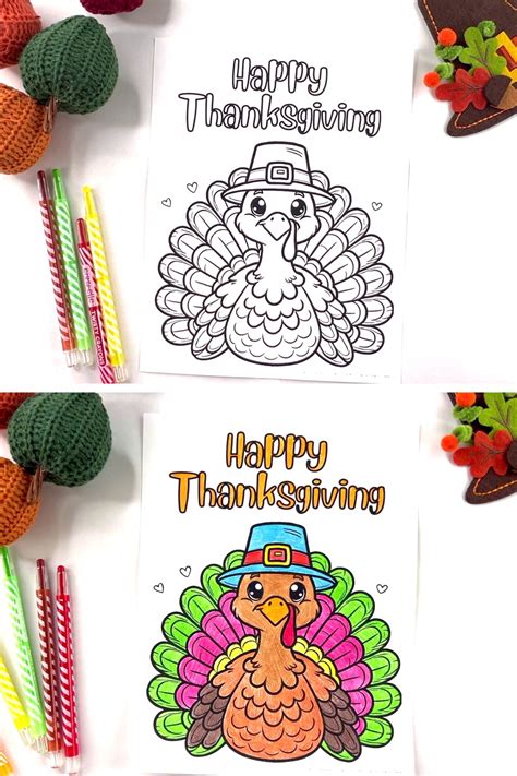 Turkey Coloring Page Ideas