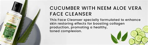 Khadi Organique Cucumber With Neem Aloevera Face Cleanser, 210 ml ...