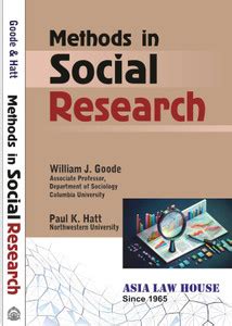 Methods in Social Research: Buy Methods in Social Research by William J ...