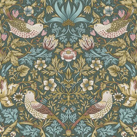 William Morris - Strawberry Thief Wallpaper