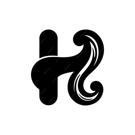 Premium Vector | Letter H stylish and creative letter H silhouette logo icon vector illustration ...