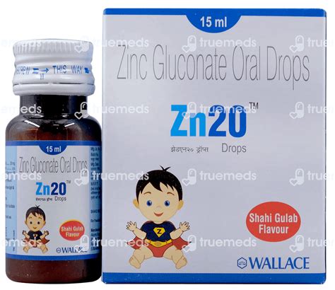 Zn 20 MG Drops 15 ML | Order Zn 20 MG Drops 15 ML Online at Truemeds