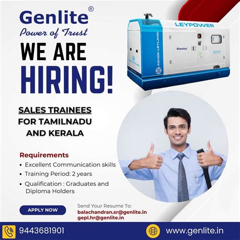 Careers | Genlite Engineering Private Limited