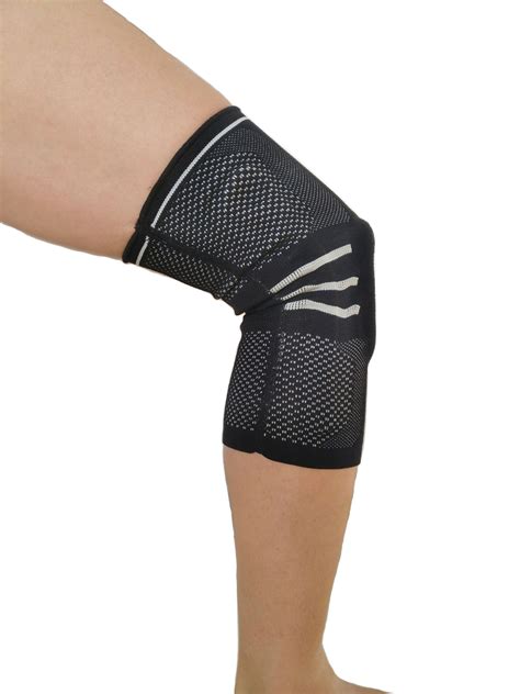 横机护膝 篮球跑步半月板弹簧硅胶 户外运动护具缓震防扭伤护膝-阿里巴巴