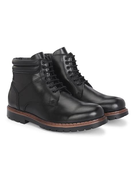 CARLO ROMANO BY WASAN VEGAN LEATHER LACE UP ANKLE BOOT FOR MEN – Carlo ...