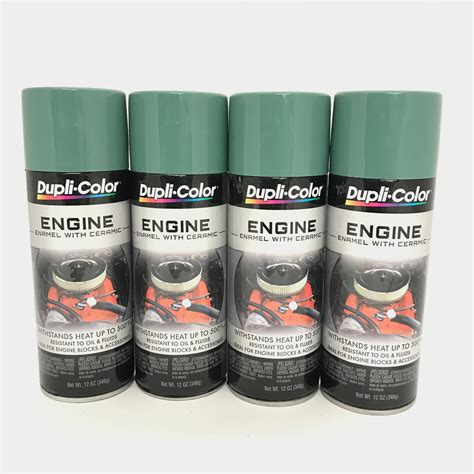 Duplicolor DE1618-4 Pack of Alpine Green Engine Enamel with Ceramic - 12 oz - Walmart.com