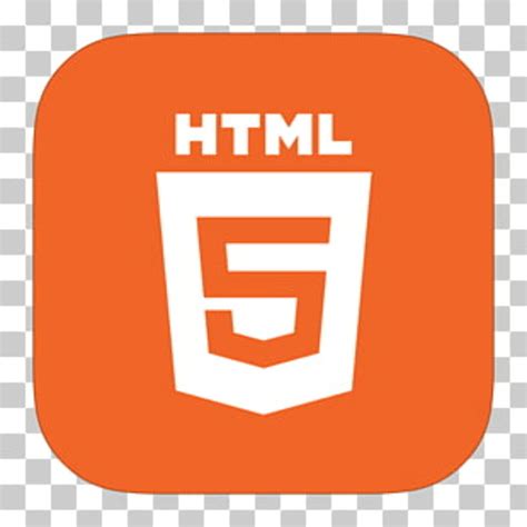 HTML5 Logo PNG Transparent & SVG Vector - Freebie Supply