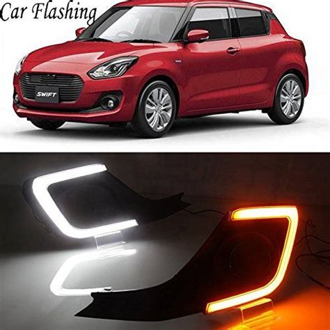 Maruti Suzuki New Swift 2018 Onwards LED DRL Daytime Running Light With ...