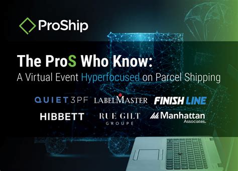 [Register] The ProS Who Know: A Virtual Event Hyperfocused on Parcel ...