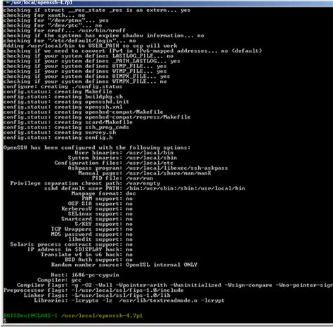 openssh 的图像结果