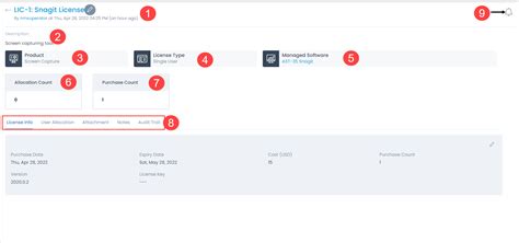 Image result for Software License History Page Example