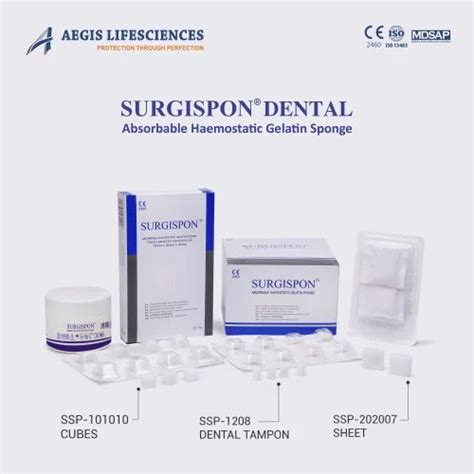 Haemostatic Absorbable gelatin Sponge - Oxidized Regenerated Cellulose ...