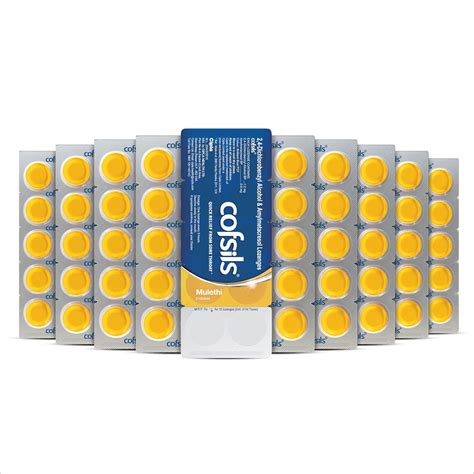 Buy Cipla Cofsils Lozenges (100 Lozenges) | Mulethi Flavour | Quick ...