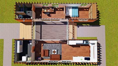Container Homes Plans 40ft Shipping Container House Floor Plans With 2