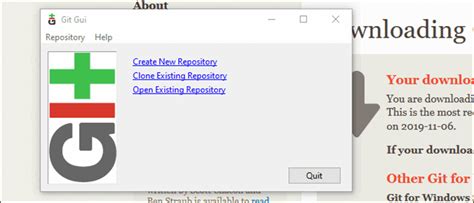 Git GUI Windows Tutorial 的图像结果
