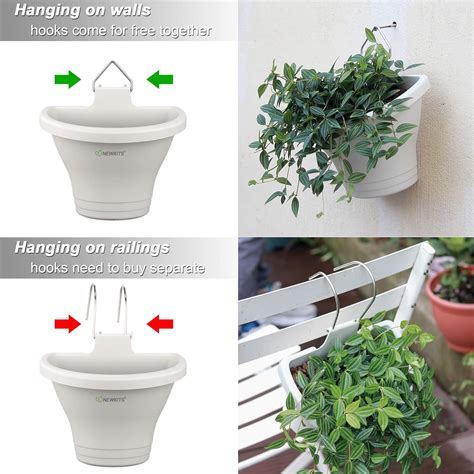 Buy Hanging Vertical Planter, NEWKITS 3 Pcs Modular Hanging Planters ...