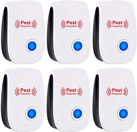 Amazon.com: Ultrasonic Pest Repeller 6 Pack Plug in Indoor Ultrasonic ...