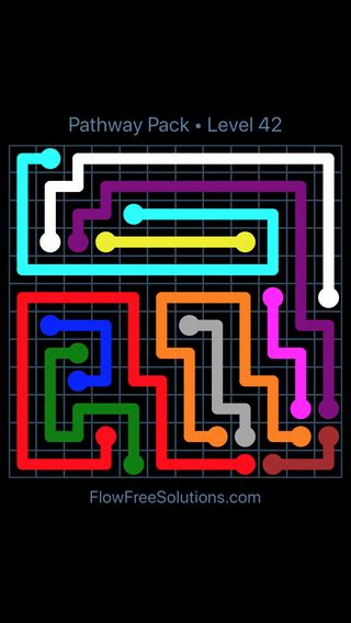 Image result for Flow Free Pathway Pack Level 102