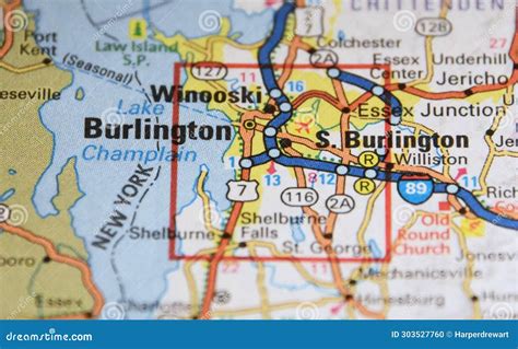 Burlington Vt Map